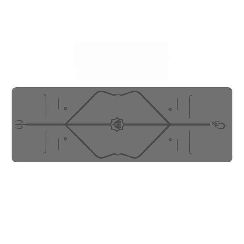 Natural Rubber Yoga Mat Professional Indoor Exercise Non Slip Yoga Mat Guide Line Position Line Fitness Supplies