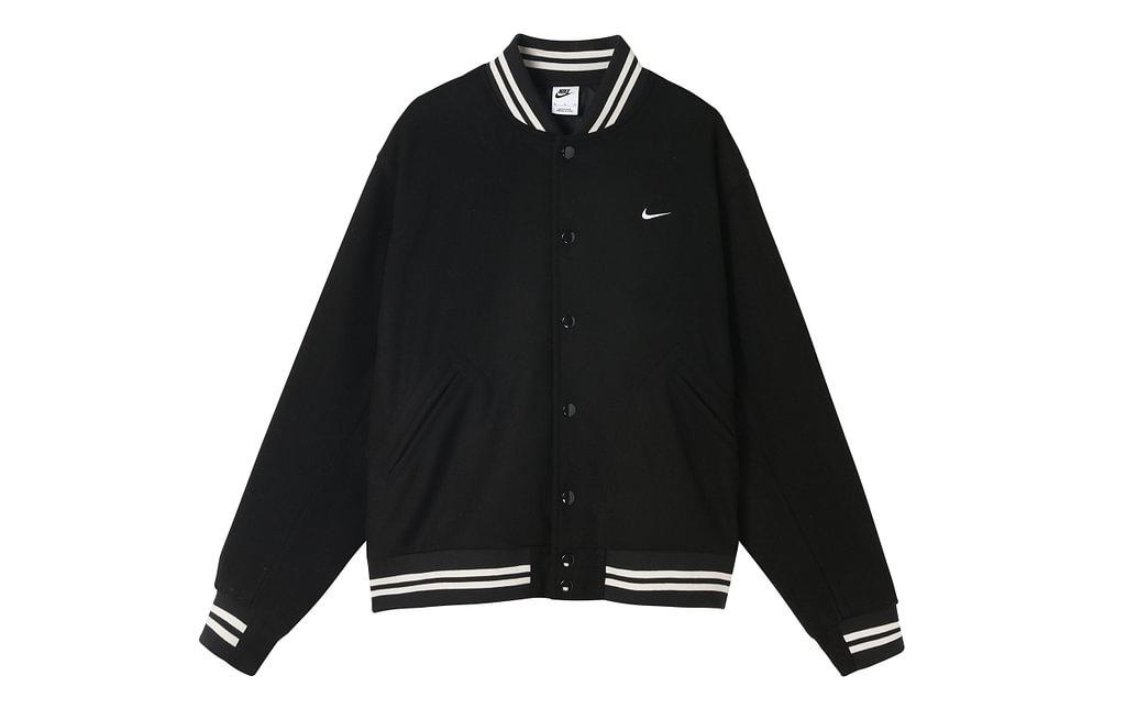 Nike Sportswear Authentics Varsity Jacket Asia Sizing DQ5011-010 M