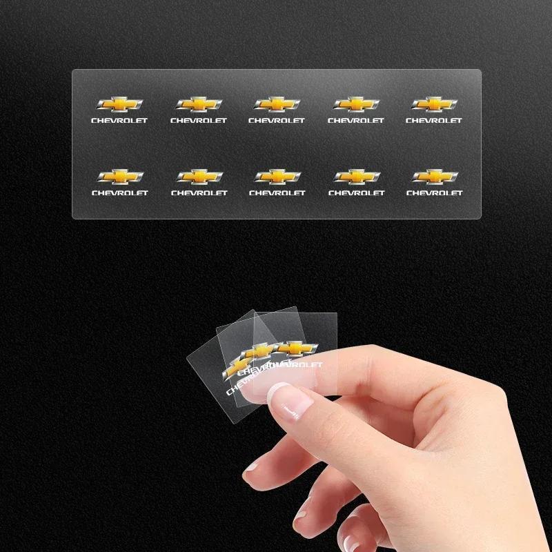 Car Interior Steering Wheel Dashboard Central Stickers Badge For Chevrolet Sail Cruze Captiva Malibu Trax Aveo Spark Accessories