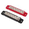 12 Terminal Power Distribution Block Bus Bar with Protective Cover 48V DC 180A for Cars RVs Ships Ya
