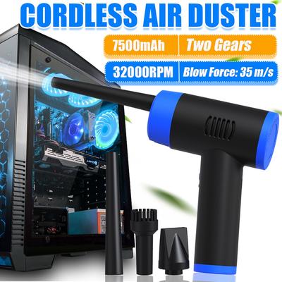 12V 2 rychlosti 32000 ot./min Akumulátorový mini ofukovač vzduchu pro počítačovou klávesnici PC notebook Nástroj pro hloubkové čištění Dobíjecí čistič