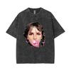 Limited Britney Spears Oops I Did It Again Tour  Vintage Washed T Shirt Summer Men Women High Quality Cotton Retro Tshirt