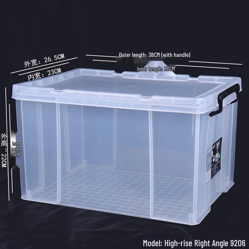Large Transparent Handheld Food-Grade Storage Box