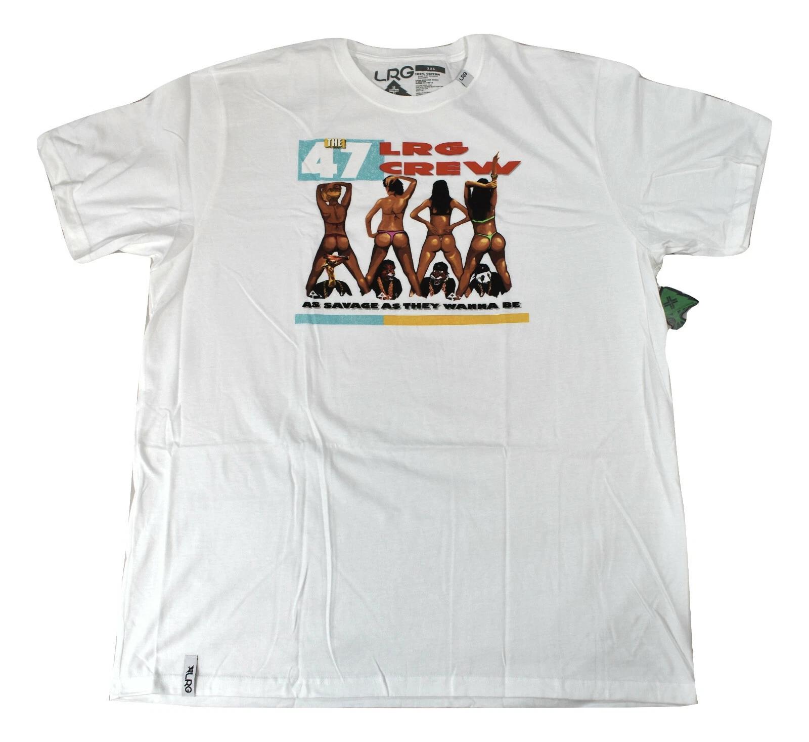 Lifted Research Group Mens  47 2 Live LRG Crew Dance Savage As..Shirt NWT XS, S 3XL