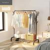 Simple floor-to-ceiling vertical drying rack balcony clothes drying rack home bedroom dormitory hanger