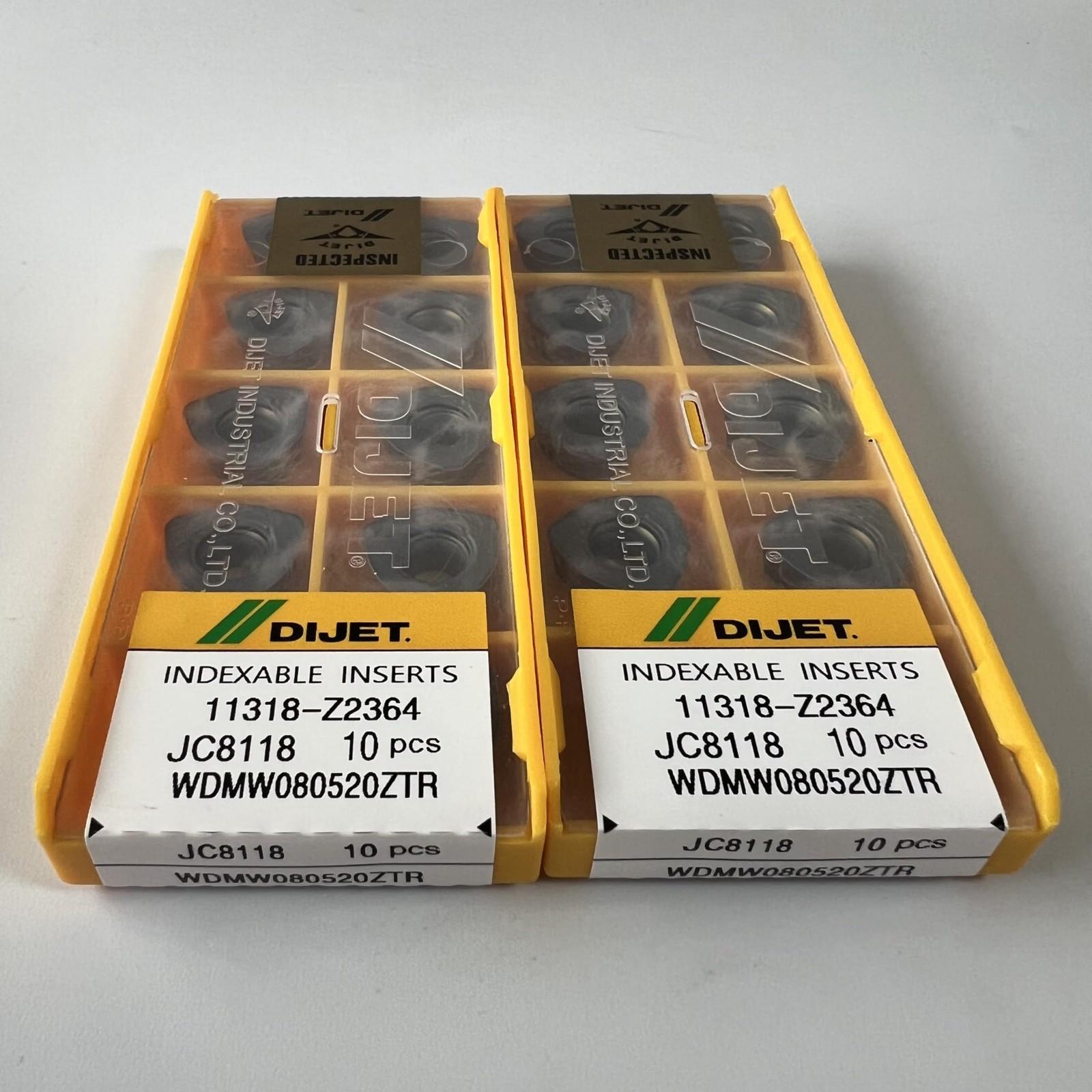 

WDMW080520ZTR JC8118 / Industrial indexable carbide inserts 10 Pcs