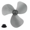 Standing Fan Leaf Replacement Bedroom Fan Leaf 16 Inch Wind Blower Replacement Part With Nut Cover For Dorm Living Room Basement