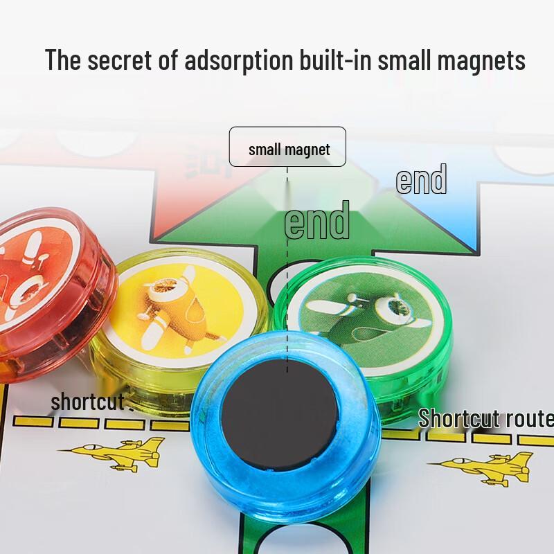 COODORA Magnetic Folding Flying Chess Board Game for Kids