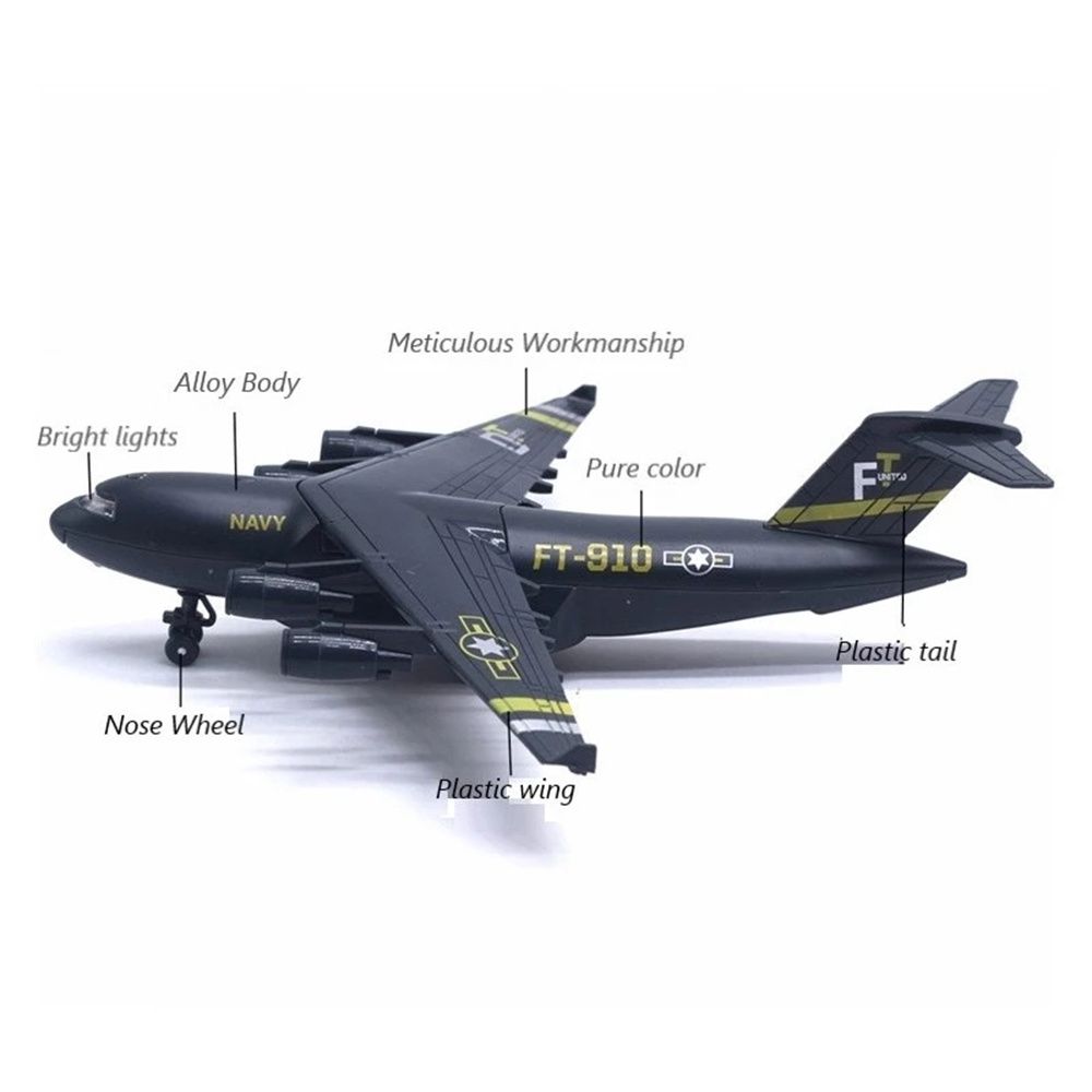 Special Birthday Gift C-17 Mini Gifts Traffic Plane Toys Pull Back Plane Toy Vehicles Airplane Toy