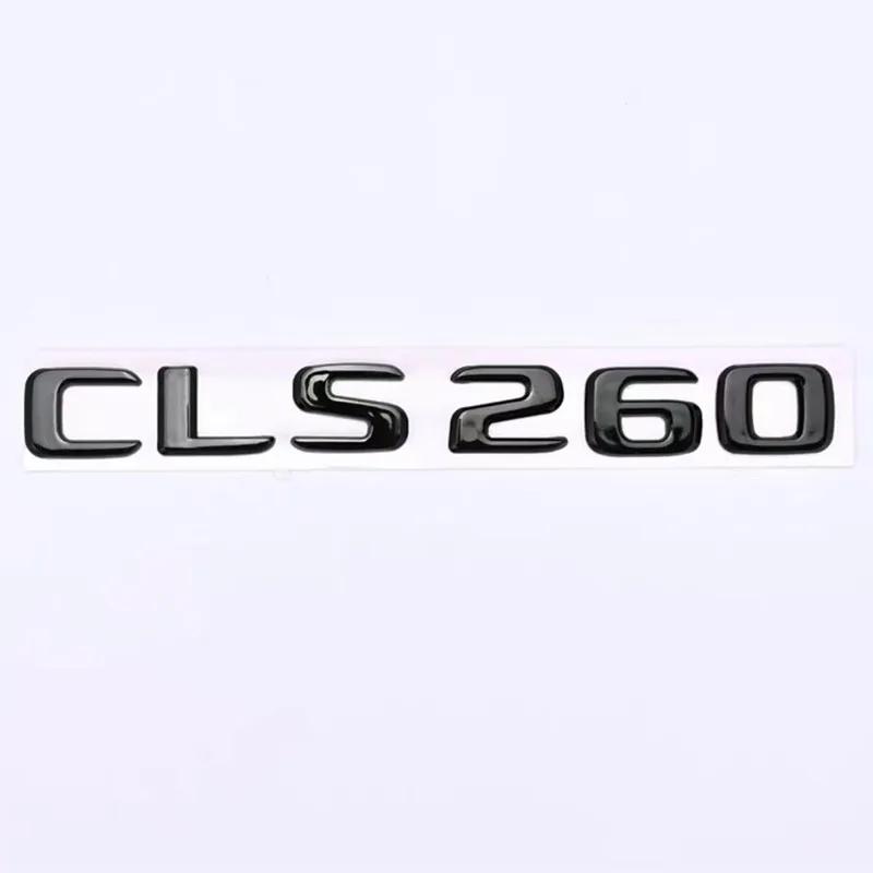 AASV1 3D gloss black silver ABS Fit for Mercedes-Benz new letter CLS260 CLS300 CLS320 CLS350 CLS400 digital sticker rear badge