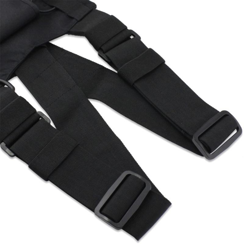 Talkies Front Pouch Two Way Radio Shoulder Holsters Tactical Chest Harness Holder Bag Universal Radio Accessories
