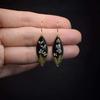 Fairy Style Plant Flower Resin Earrings With Copper Material For Gift And Daily Wear