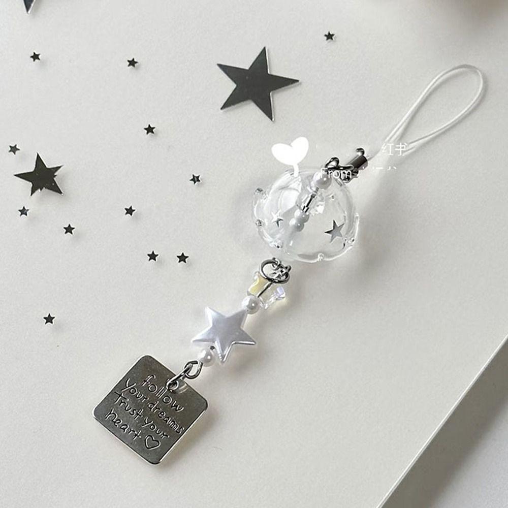 Green Lemon Persimmon Keychain Wind Chimes Beaded Keychain Cute Lemon Keychain  Key Ornament
