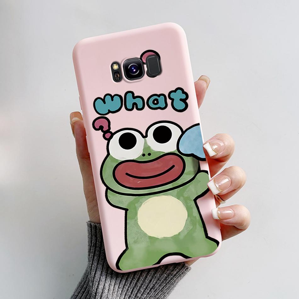 For Samsung Galaxy S8 Plus Case Galaxy S8 Shockproof Back Phone Cases For Samsung S8 GalaxyS8 Plus Cartoon Silicone Cover Bumper