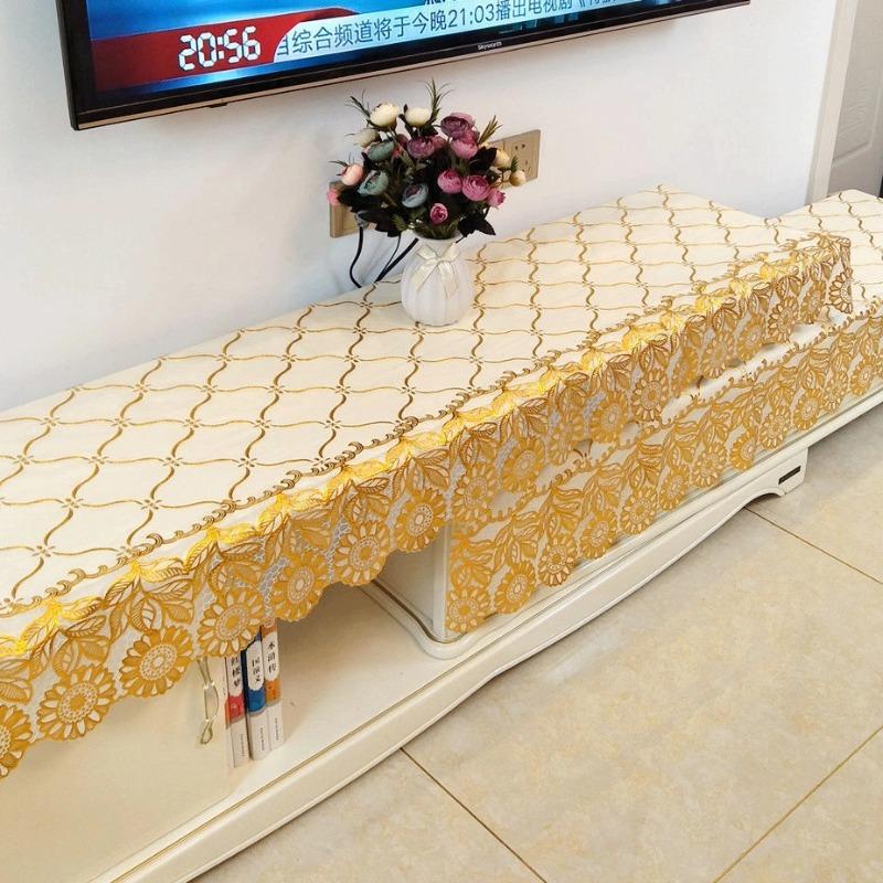 Waterproof, Oil-Proof And Anti-Scalding Coffee Table Tablecloth Leave-In Rectangular Table And Chair Dining Table Household Living Room Light Luxury