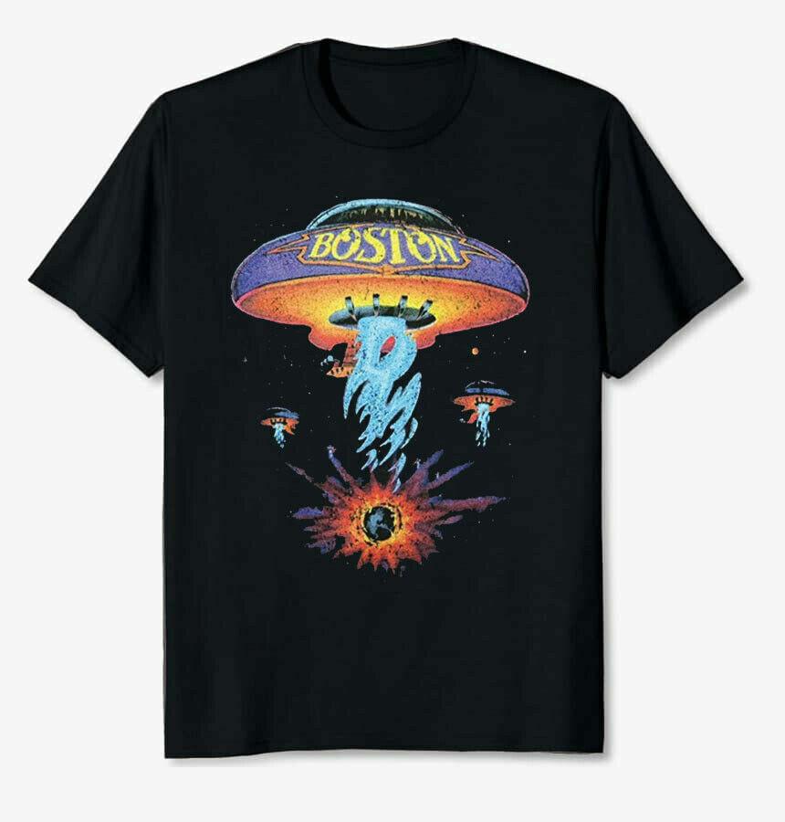 Boston Classic Back Rock Unisex T-Shirt Vintage Cotton Tee Unisex T-Shirt