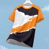 Men's Quick Dry Short Sleeve Sports T Shirt Fitness Running Badminton Sportswear T-shirt Summer Trendy Outdoor Breathable Tees