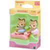 Sylvanian Families Dolls Cat ST Mark Ages 3 and Toy Sylvanian Epoch [Shima Twins] Ni-116 Certified, Up, Dollhouse, Families,