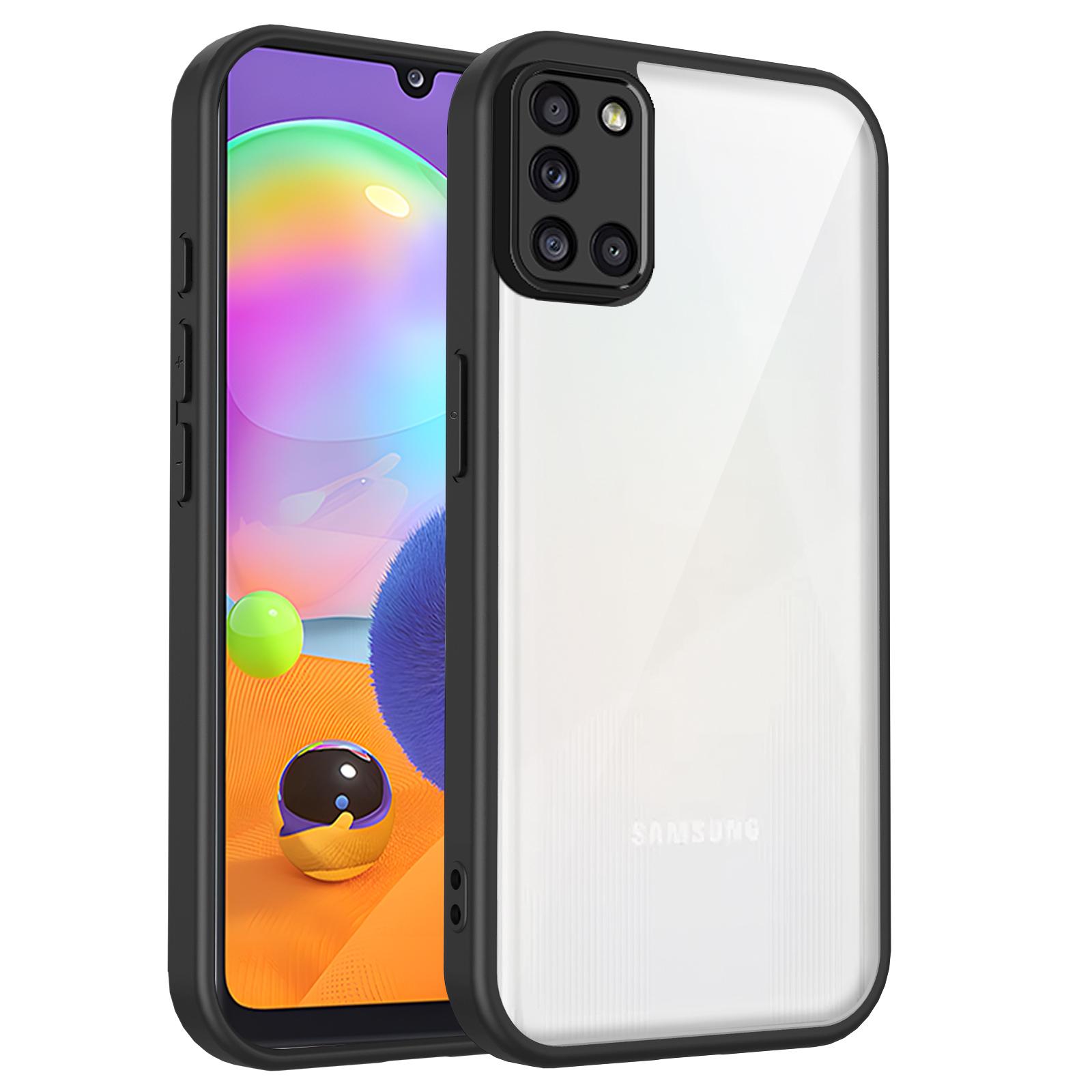 

For Samsung Galaxy A31 Case Galaxy A31 Phone Case Galaxy A31 Cover Air Cushion Silicon Bumper Clear Matte Back Cover Hard Galaxy A31