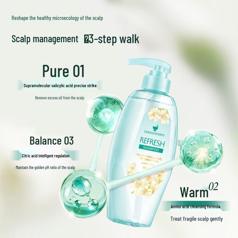 HERBAEXPERTS Refreshing Oil Control 3-Piece Hair & Body Set