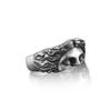 Anillos Para Hombre Anillo Creativo Máscara de Venus, Retro Plata Tailandesa en Relieve Con Anillo de Apertura Ajustable Regalo de Confesión