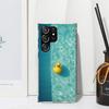 Rubber Ducks Swimming Pool Phone Case For Samsung Galaxy S26 S25 Edge S24 FE S23 S22 Ultra S21 Plus S20 + Art Fundas Back Cover