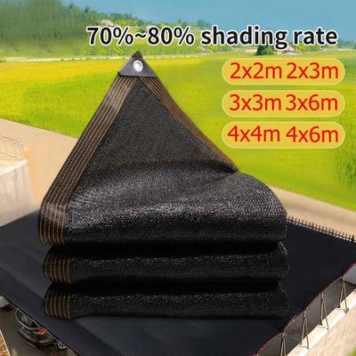 Anti-UV Shade Cloth Sunblock Mesh Cover Balcony Pergola Sun Shade Net Greenhouse Cooling Plants Cover Camping Awning Canopy