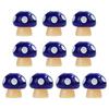 10Pcs Resin Mushrooms for Garden and Home Decoration Ornaments for Cake Decorating Ornaments