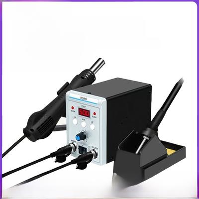 8586 2-in-1 Air Rework Station with Soldering Iron for Electronics Repair