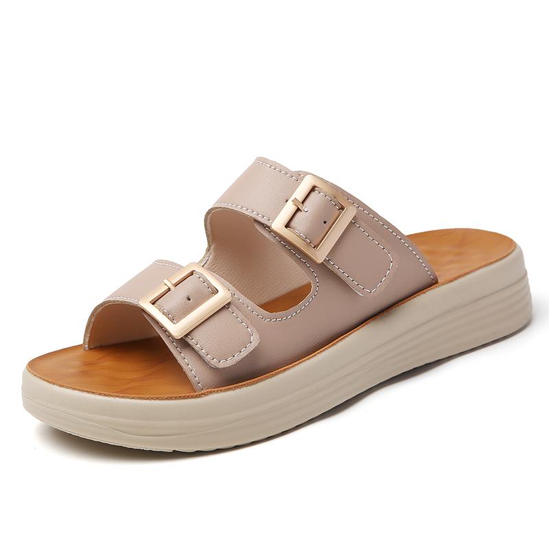 35-43 New Summer Casual Sandals for Women, Comfortable, Non-slip, Buckle, One-strap Sandals