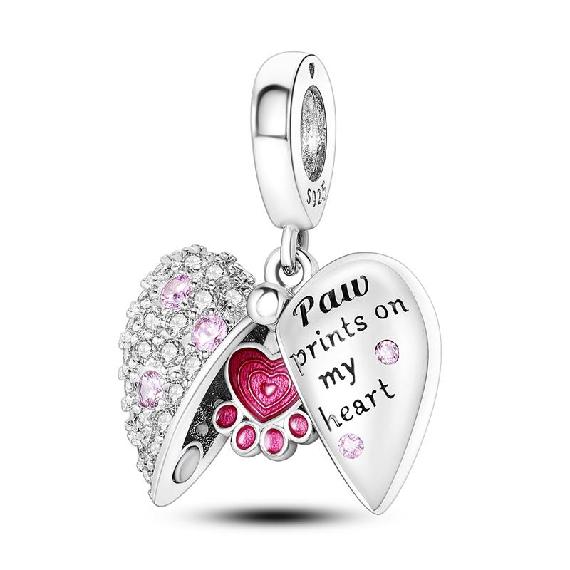 New 925 Silver Dumbo Series Love Pendant, Suitable for Original 925 Bracelet DIY Gift