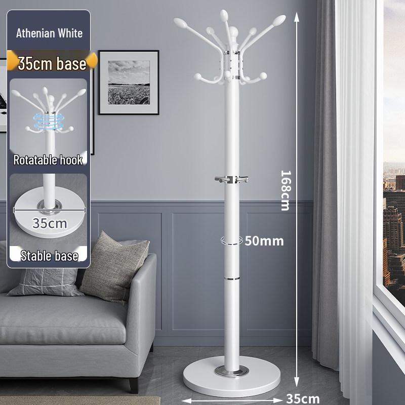 Modern Floor-Standing Coat and Clothes Rack for Bedroom or Living Room