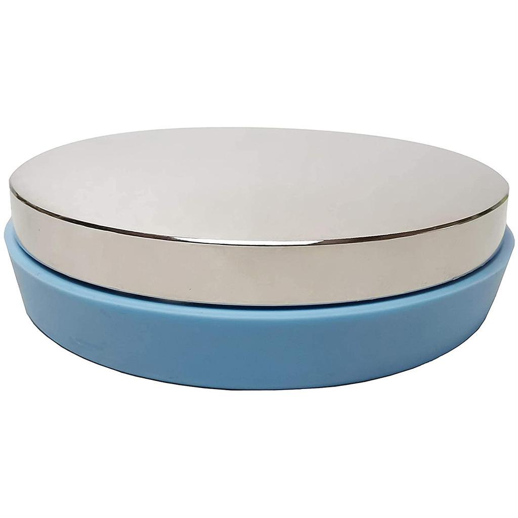 

Стальной верстачный блок Металлический штамповочный блок для изготовления ювелирных изделий 3-дюймовый круглый блок 1pcs