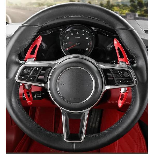 For Porsche Panamera Cayenne Macan Steering Wheel Shift Paddles Gear Shifter Extended Paddles Blade Interior Car Accessories