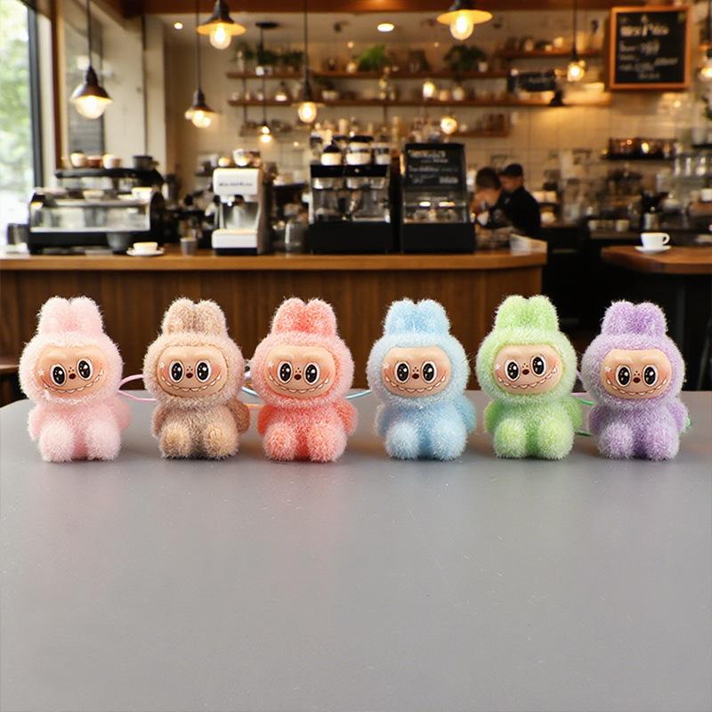 1pc Plush Doll Keychain Pendant Small Doll Bag Pendant Creative Small Gift Pendant