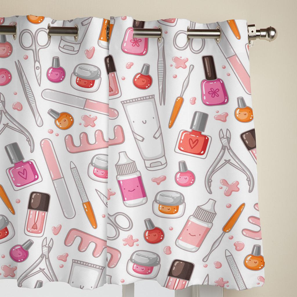 Žena Kosmetika Lak na nehty Okenní závěs do ložnice Domácí dekorace Závěs na pozadí do obývacího pokoje Kuchyňský závěs