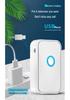 Waterproof Wireless Doorbell with Loud Ring, Rechargeable Call Button for Elderly, Emergency Alert Device, Home Use.