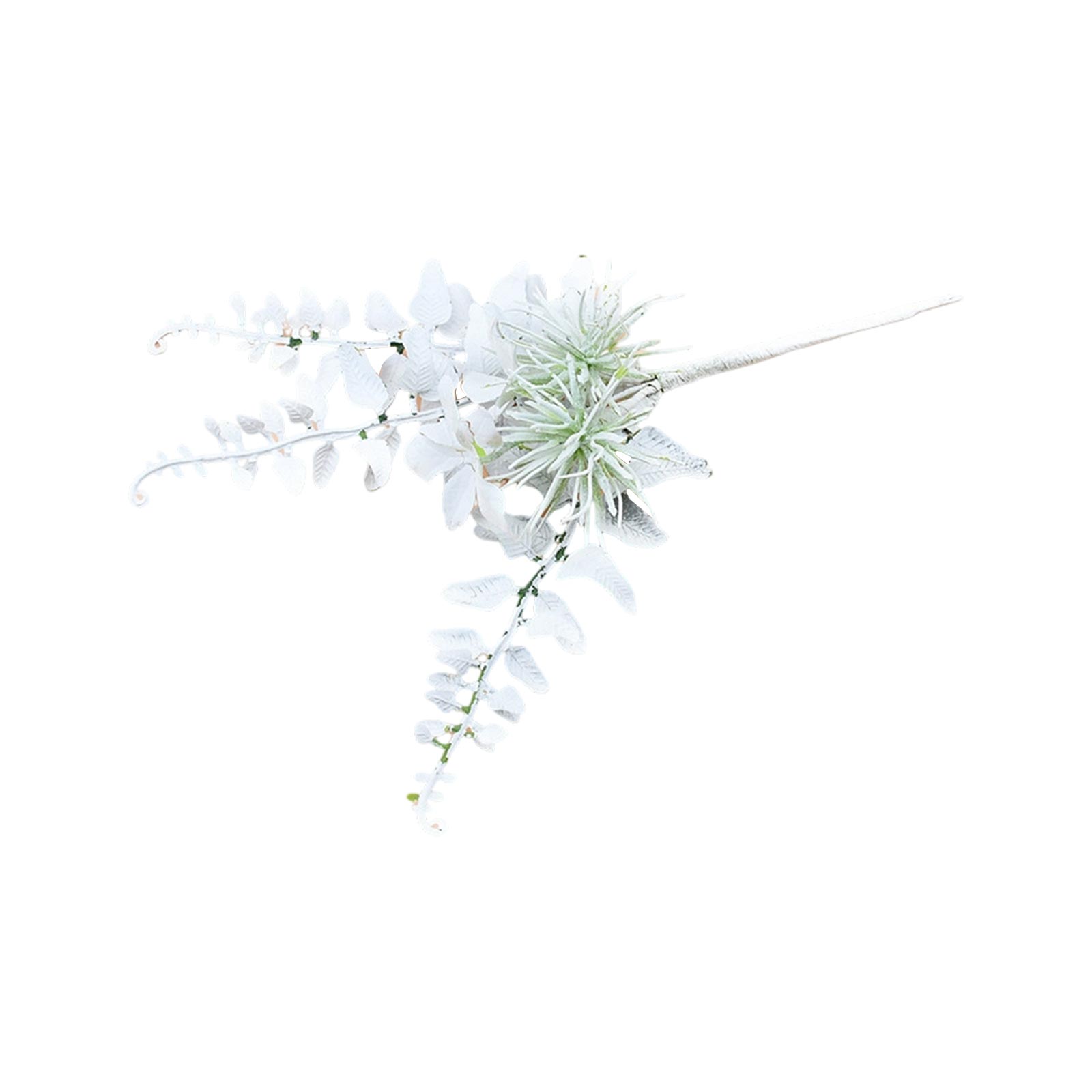 

Artificial Thistle Flower Stems Set of 5 Decorative Faux Greenery for Home Office Table Centerpiece Floral Arrangement Accessories One Size