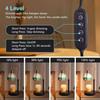 Electric Candle Warmer Lamp House Warming Gifts New Home Decoration Desk Lamp Wax Melting Lamp Colour Glass Candle Lamp