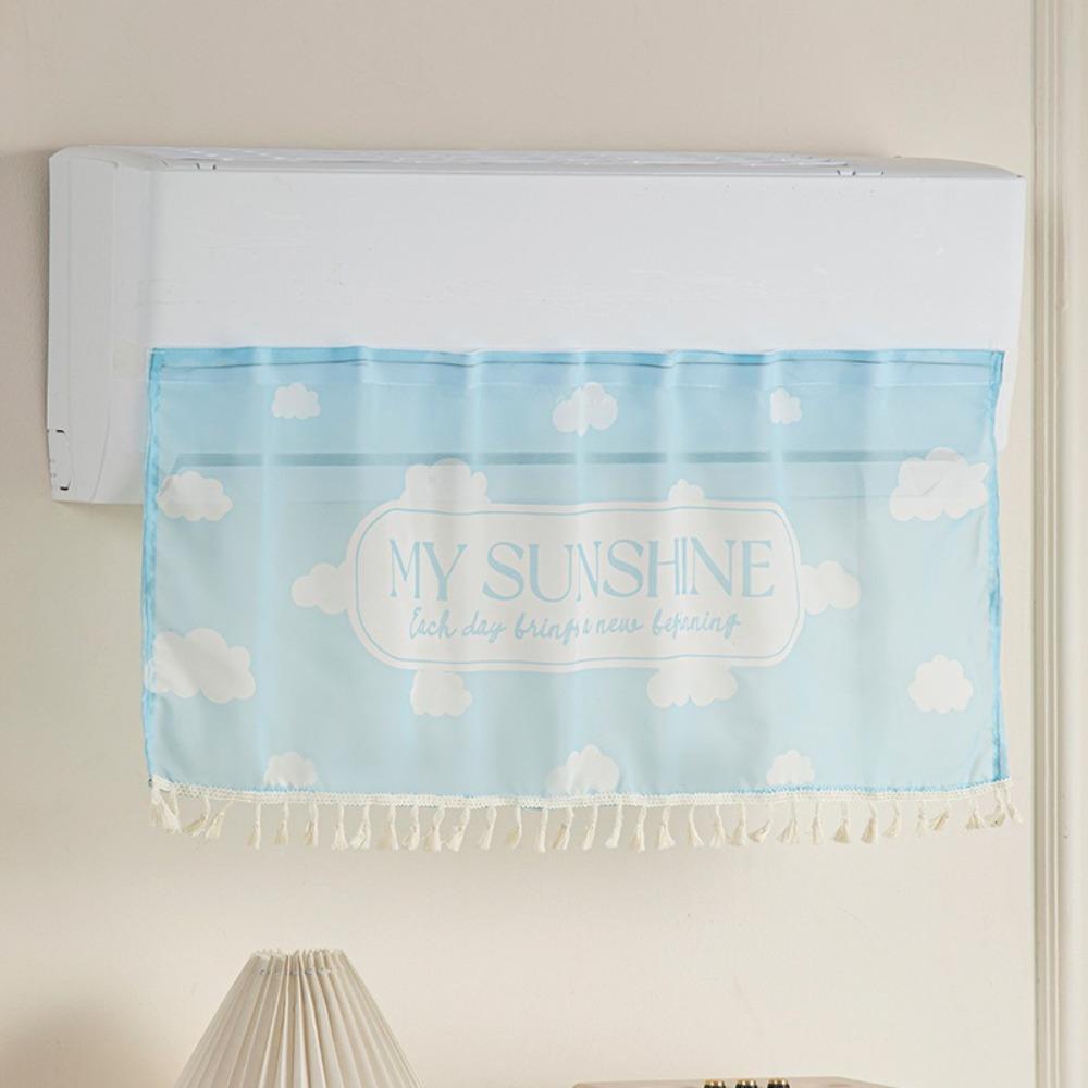 

Windproof Air Conditioner Dust Cover Dustproof Air Guide Cover Home Style3