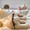 Internet Celebrity Brown Popular Fluffy Slippers Women's Autumn and Winter Wear 2025 New Thick Bottom Casual Home Fluffy Cotton Drag