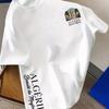 2026 Unisexs 100 Cotton Algerian Tshirt Simple North African City Pattern Casual Crew Neck Short Sleeve Streetwear