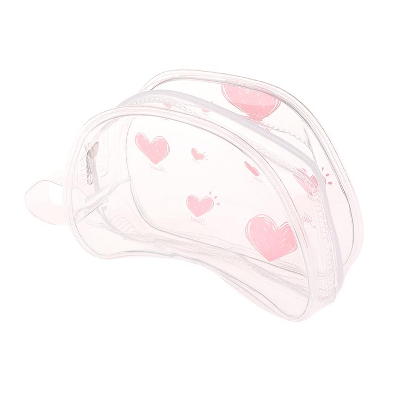 Transparent Outdoor Pvc Mini Doll Display Bag Coin Purse Pendant Pouch Organizer Wallet Key Lipstick Earphone Storage Bag