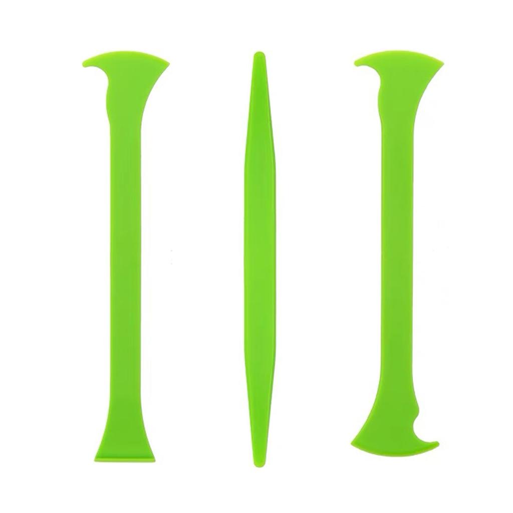 Vitzee Car Film Wrapping Stick Stěrka 3 Úhlové Stěrky pro Okraj Mezery Skládací Stěrka 3dílná Sada, Aplikace,