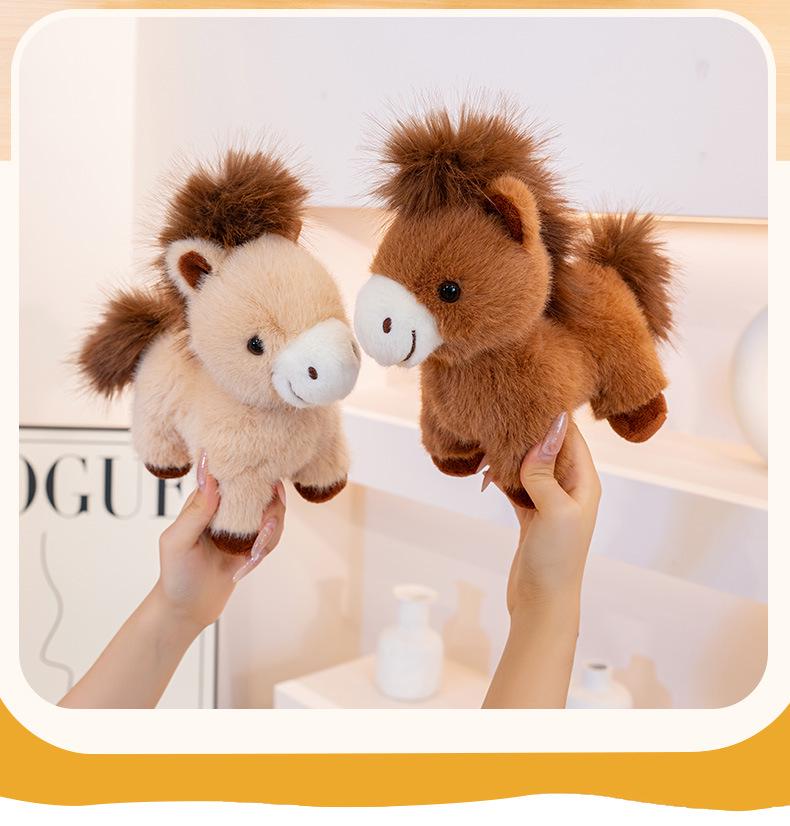 Adorable Little Colt Plush Zodiac Horse Toy Gift