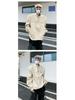 Men's Trendy Stand Collar Leather Jacket - High-End Feel, Loose Fit, Solid Color, Padded, Casual & Versatile