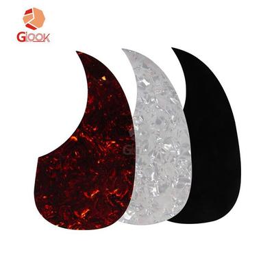 Wooden Pickguard for 40/41 Inch Acoustic Guitar, Comma/Teardrop Shape