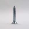 Galvanized Phillips Head Self-Drilling Screws: Flat Head, M3/M3.5/M5.5, Carbon Steel, Blue Zinc Plated.