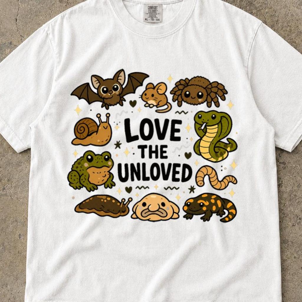 Love The Unloved T-Shirt, Animal Shirt, Insect Shirt, Unwearable Shirts, Love The Unloved Tshirt, Nature Shirt, Lady Bug Shirt, Nature Gifts