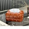 Creative Rectangular Bread Shaped Tissue Box Coffee Table Desk Decoration Ceramic Tissue Box Bedside Table Paper Towel Case